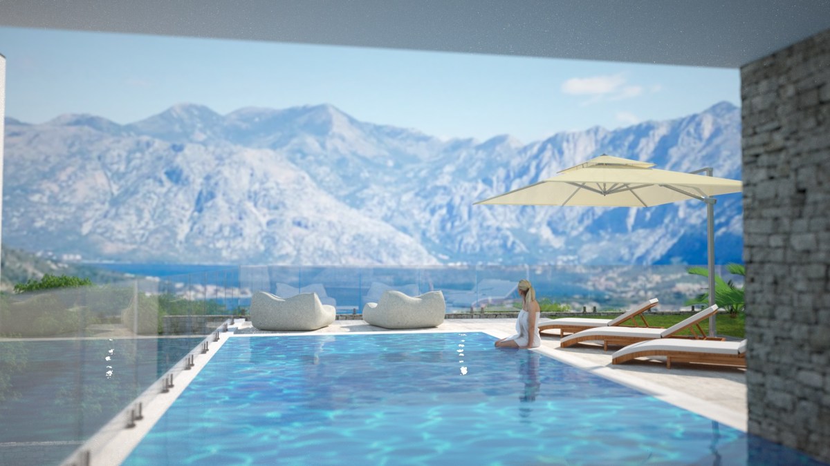 First draft images of the Apartments Concept plan in Djenovici, Herceg Novi,&nbsp;Montenegro